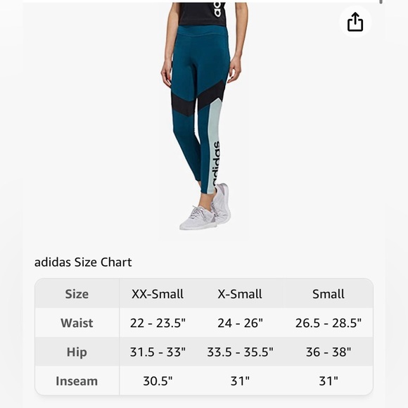 Adidas Climalite color block leggings - Picture 8 of 8